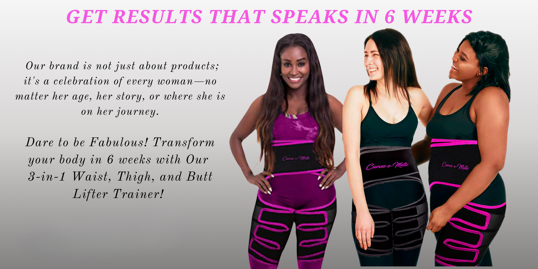 Get Results That Speaks in 6 Week - Banner