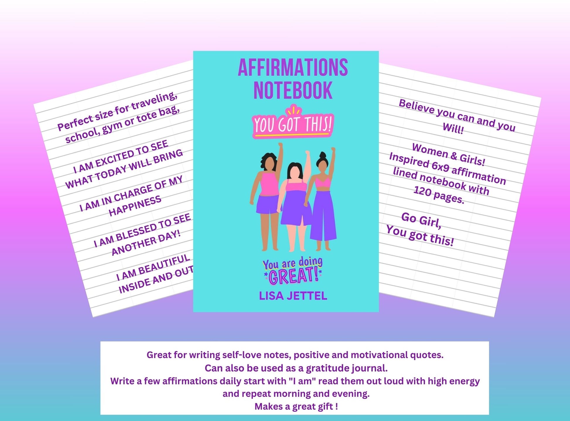 Believe you can and you will!" The Path to Empowerment: A Women & Girls Affirmations Notebook