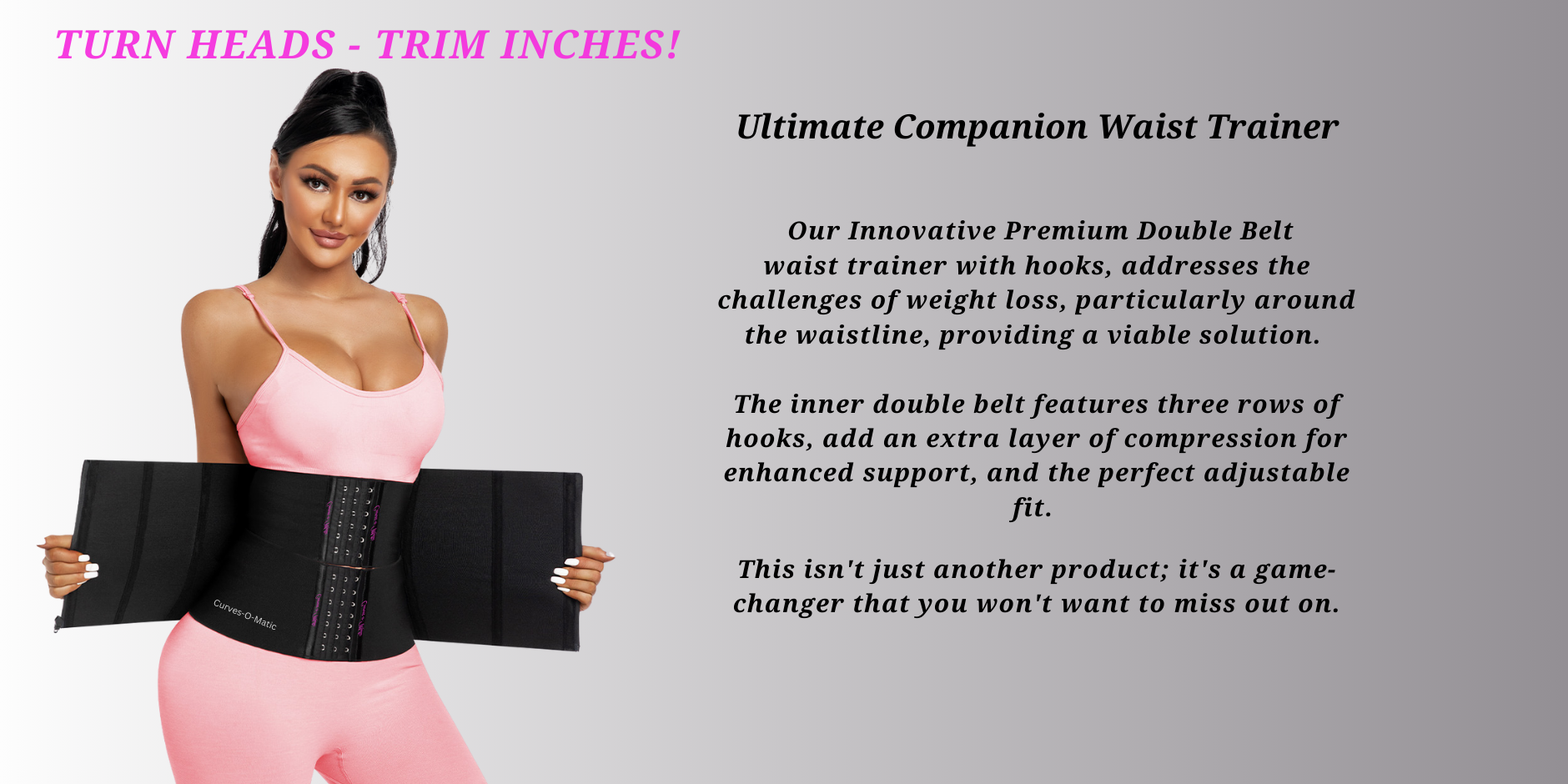 Turn Heads - Trim Inches - Banner