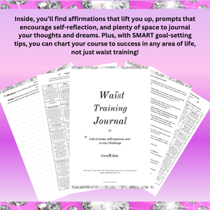 Waist Training Journal – 6-Week Transformation Planner for Women | Track Your Waist Training Progress, Meals, Workouts, and Daily Motivation